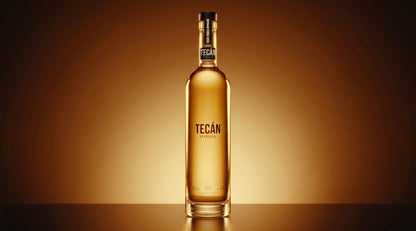 Tecán Reposado — golden studio packshot